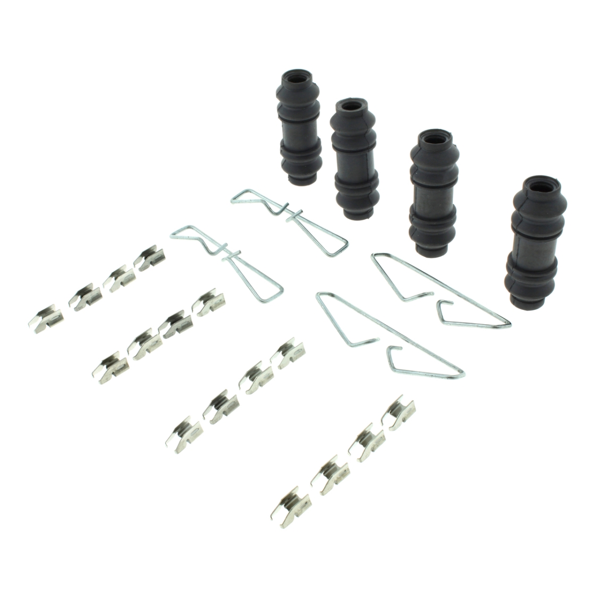 Fleet Performance Front Brake Pads - Black - Front - Includes Hardware - Fade Resistant