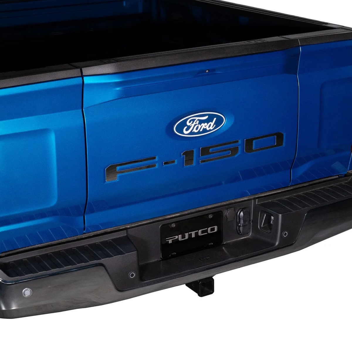 PUT55564FD Pro Tailgate Flat Cut Lettering Emblems for 2024-Current Ford F-150 - Polished Stainless & Chrome