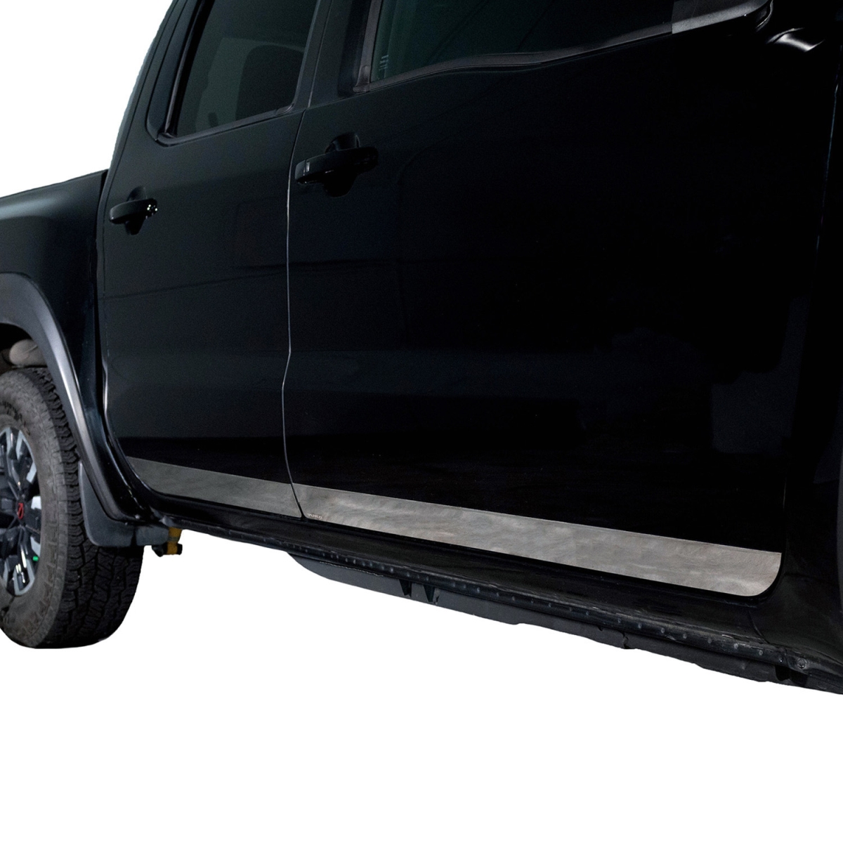 PUT3751502 Pro Rocker Panels for 2022-Current Nissan Frontier Crew Cab - Stainless Steel