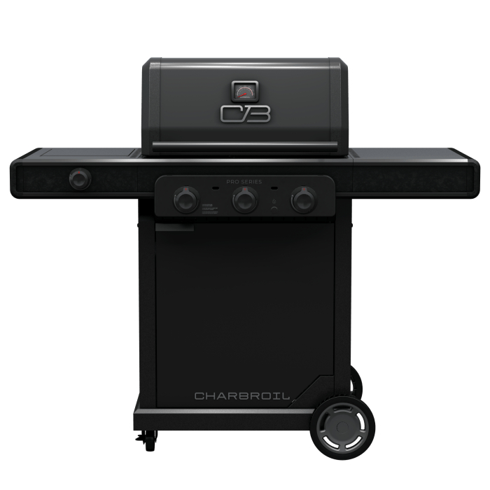 Charbroil CGO463366724 3 Burner Pro Series Gas Grill with Side Burner