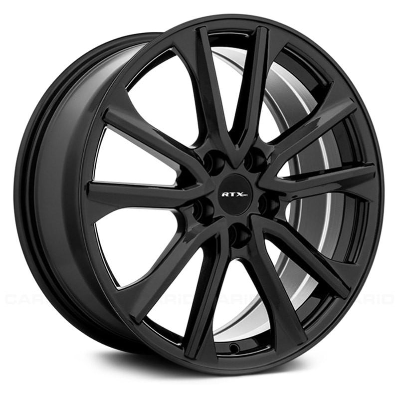 RTW082224 18 x 7.5 in. 5 Lug x 114.3 mm Bolt Pattern, 45 mm Offset & 67.1 mm Center Bore Arai Gloss Black Aluminum Wheel