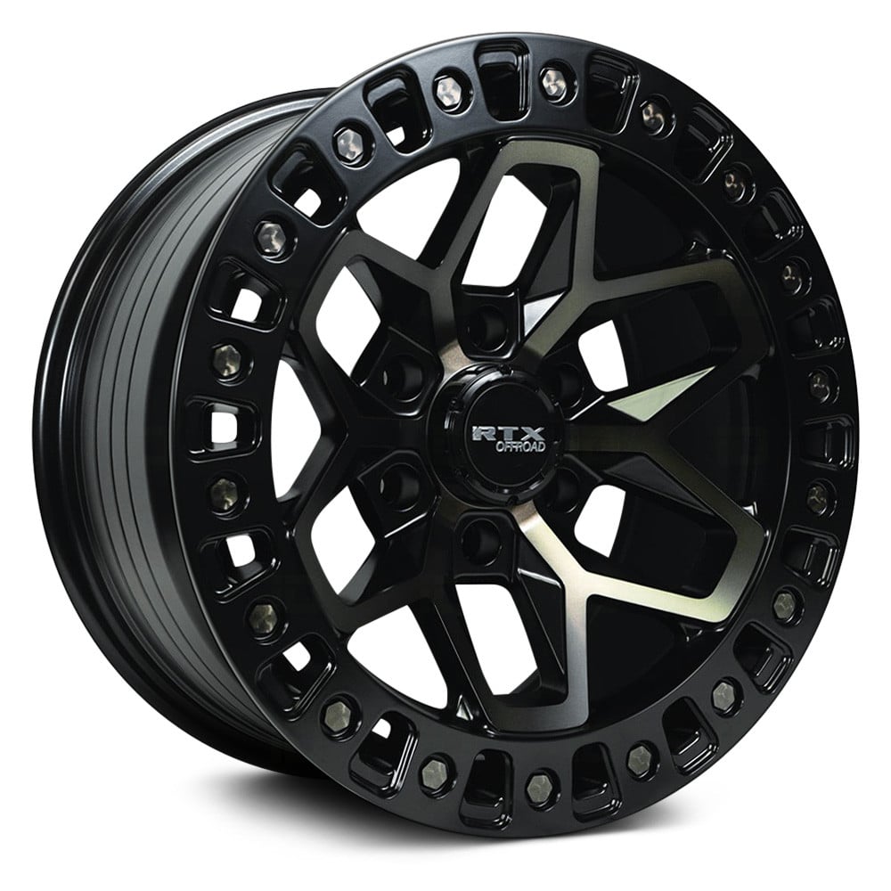 RTW082928 18 x 9 in. 6 Lug x 139.7 mm Bolt Pattern, 0 mm Offset & 106.1 mm Center Bore Zion Satin Black Tinted Bronze Aluminum Wheel