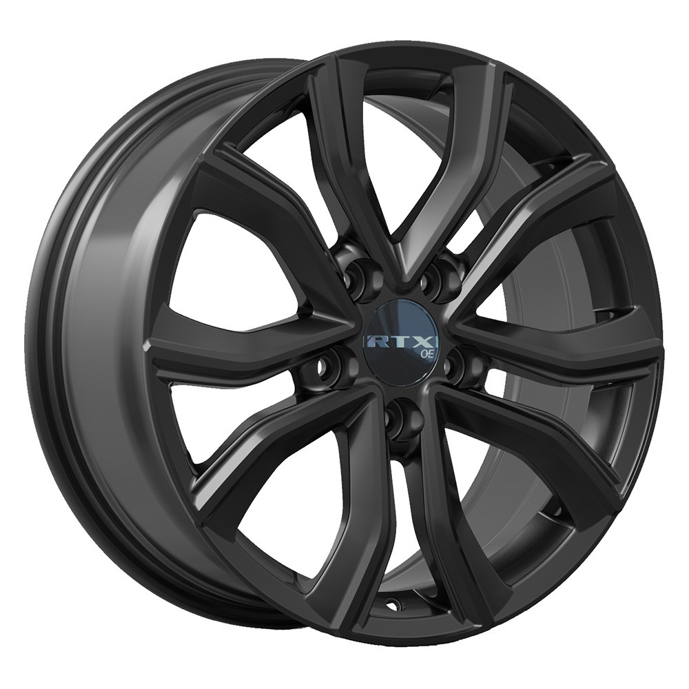 RTW083393 16 x 7 in. 5 Lug x 114.3 mm Bolt Pattern, 40 mm Offset & 64.1 mm Center Bore HD03 Gloss Black Aluminum Wheel