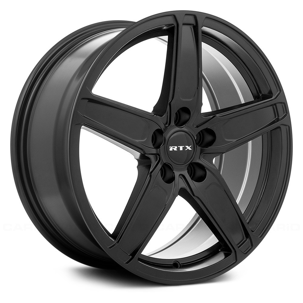 RTW082592 17 x 7 in. 5 Lug x 114.3 mm Bolt Pattern, 42 mm Offset & 67.1 mm Center Bore Frost Satin Black Aluminum Wheel