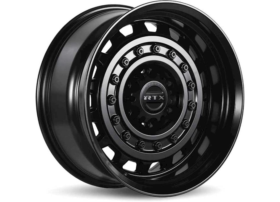 RTW083452 20 x 9 in. Crusader 6 x 139.7 mm Bolt Pattern 0 mm Offset 106.1 mm Center Bore Wheel, Satin Black