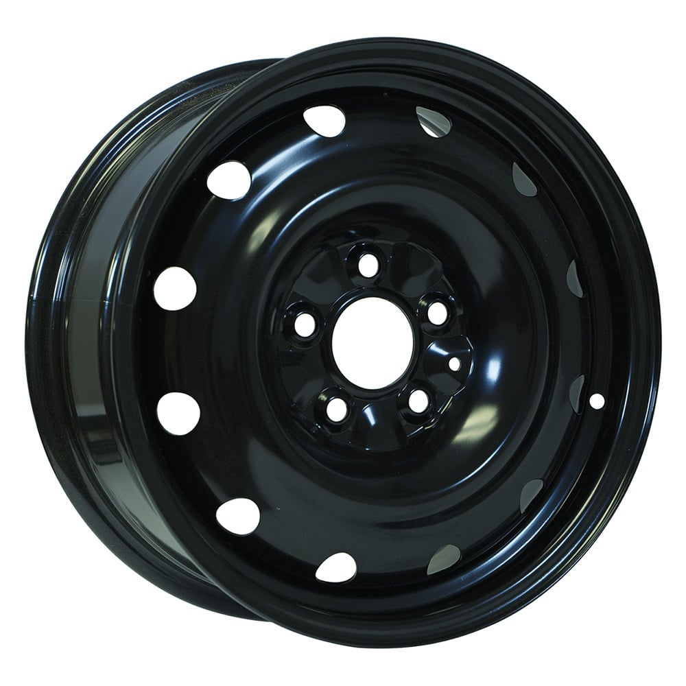 RTWX99154N 16 x 6.5 in. 5 Lug x 114.3 mm Bolt Pattern, 40 mm Offset & 67.1 mm Center Bore Black Steel Wheel
