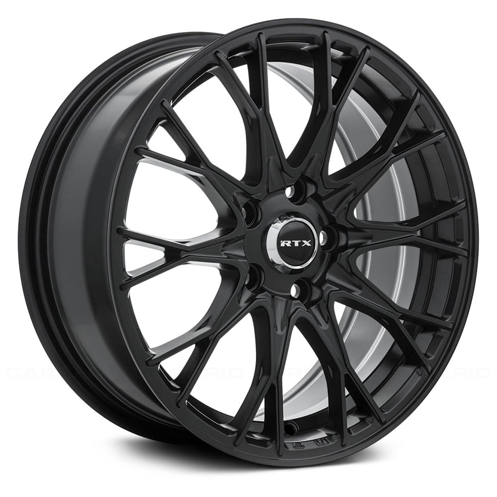 RTW082529 16 x 7 in. 5 Lug x 100 mm Bolt Pattern, 38 mm Offset & 73.1 mm Center Bore Concorde Satin Black Aluminum Wheel