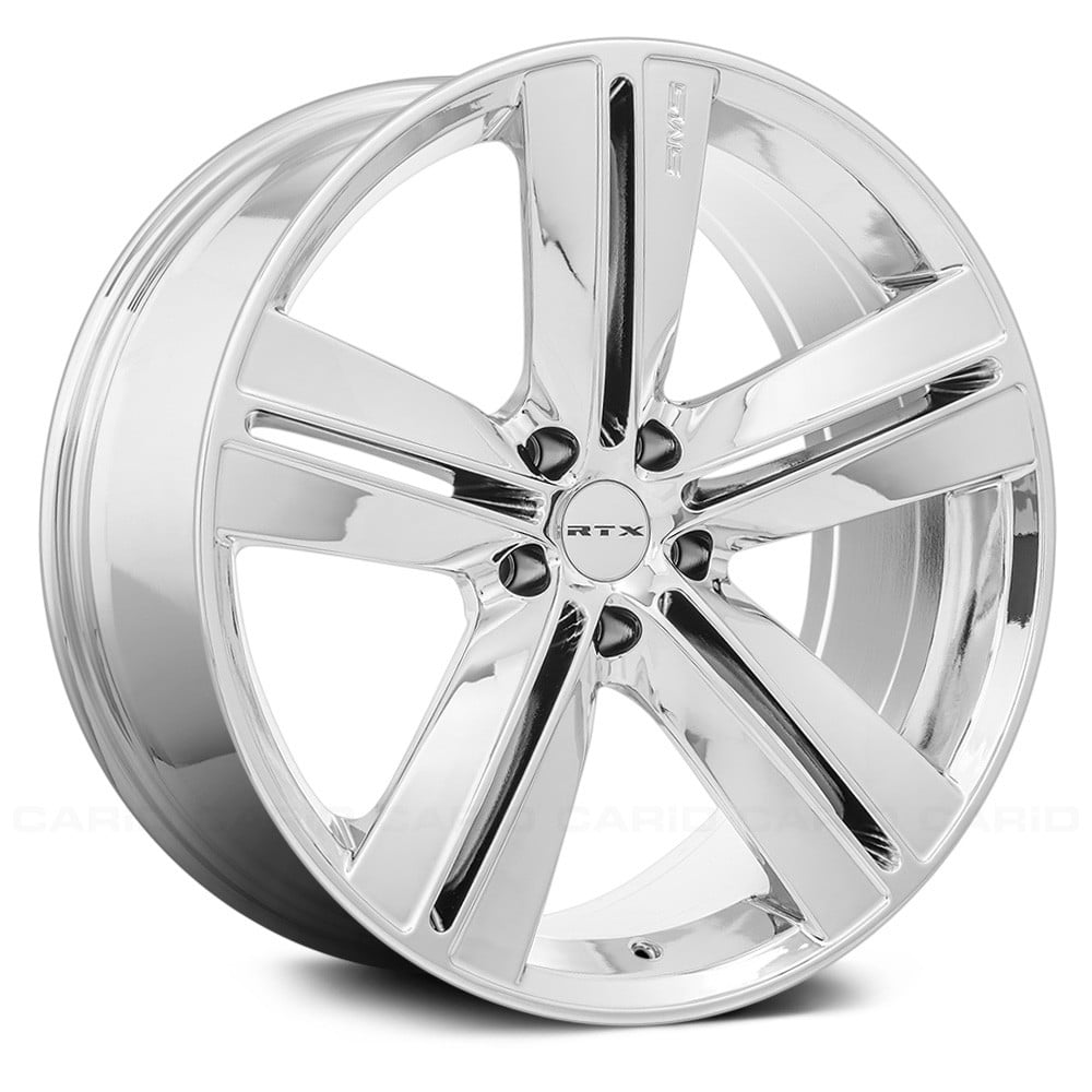 RTW081092 18 x 7.5 in. 5 Lug x 114.3 mm Bolt Pattern, 40 mm Offset & 73.1 mm Center Bore SMS PVD Chrome Aluminum Wheel