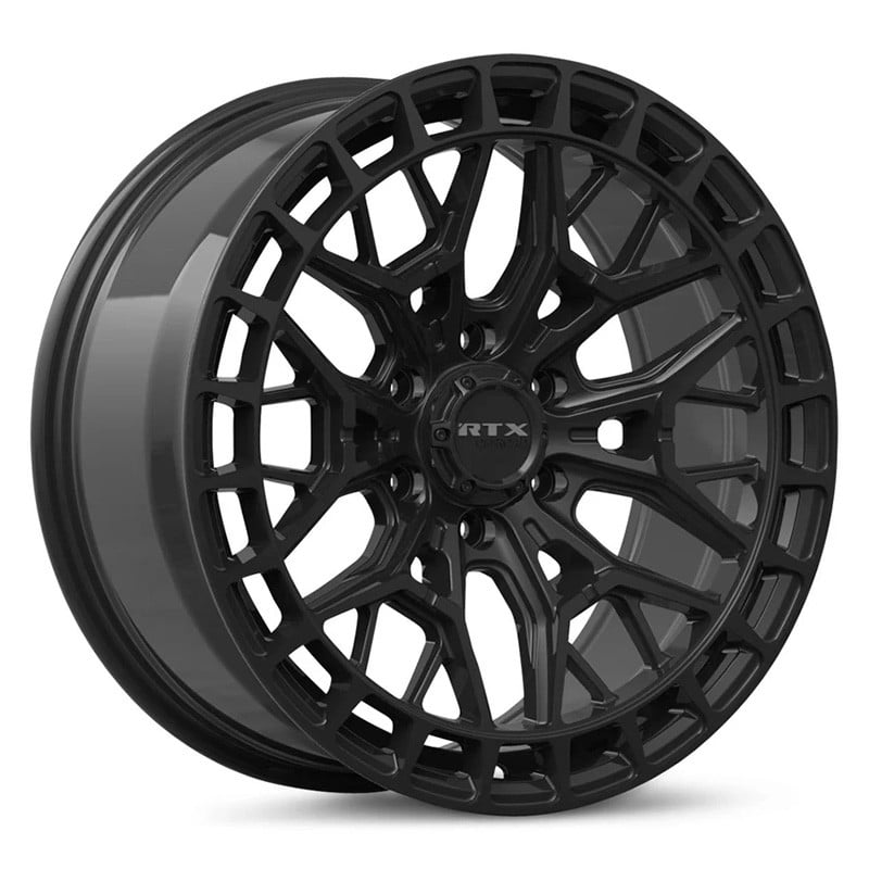 RTW083374 20 x 9 in. 6 Lug x 139.7 mm Bolt Pattern, 20 mm Offset & 106.1 mm Center Bore Tremor Gloss Black Aluminum Wheel