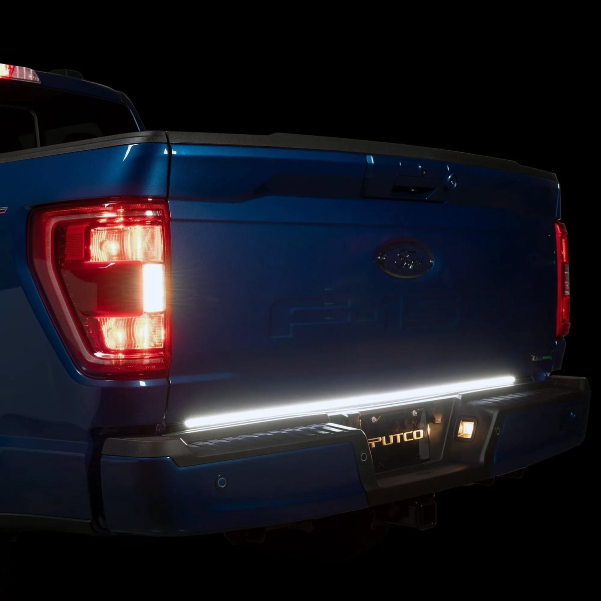 PUT9202060-39 Blade Halogen Tailgate Light Bar for 2024-Current Ford F-150 - Red & White - 60 in.
