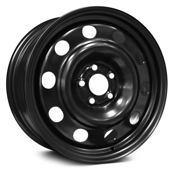 RTWX47508 17 x 7 in. 5 Lug x 108 mm Bolt Pattern, 40 mm Offset & 63.4 mm Center Bore Black Steel Wheel