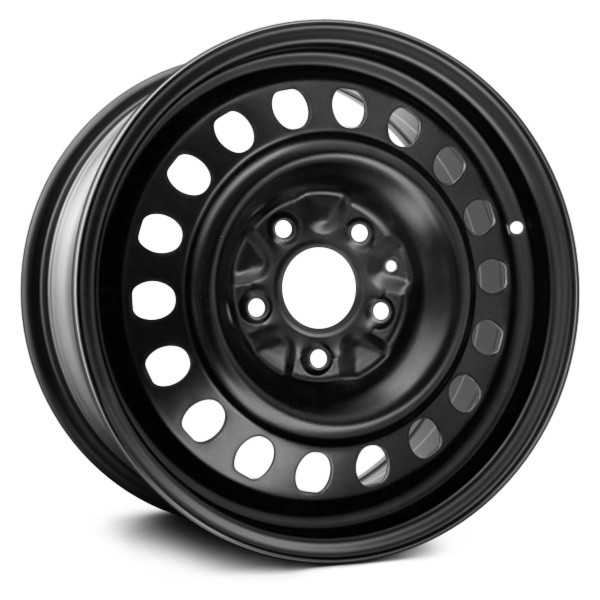 RTWX47527 17 x 7 in. 5 Lug x 127 mm Bolt Pattern, 40 mm Offset & 71.5 mm Center Bore Black Steel Wheel