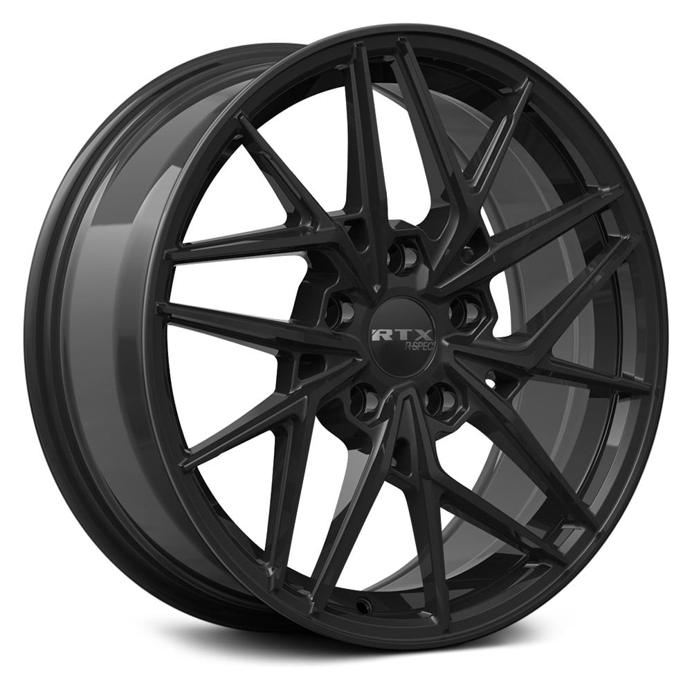 RTW083317 17 x 7.5 in. 5 Lug x 114.3 mm Bolt Pattern, 42 mm Offset & 73.1 mm Center Bore RS11 Gloss Black Aluminum Wheel