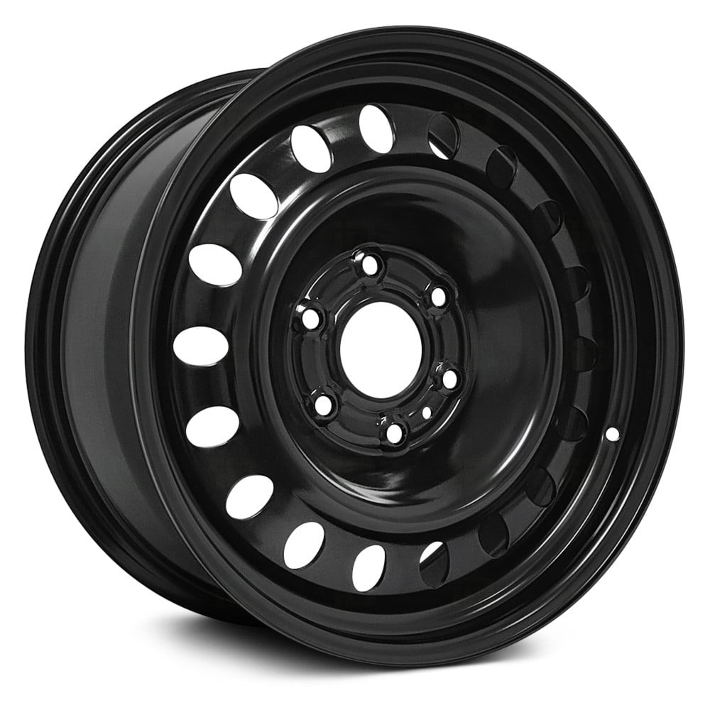 RTWX48655 18 x 8 in. 6 Lug x 139.7 mm Bolt Pattern, 25 mm Offset & 78.1 mm Center Bore Black Steel Wheel