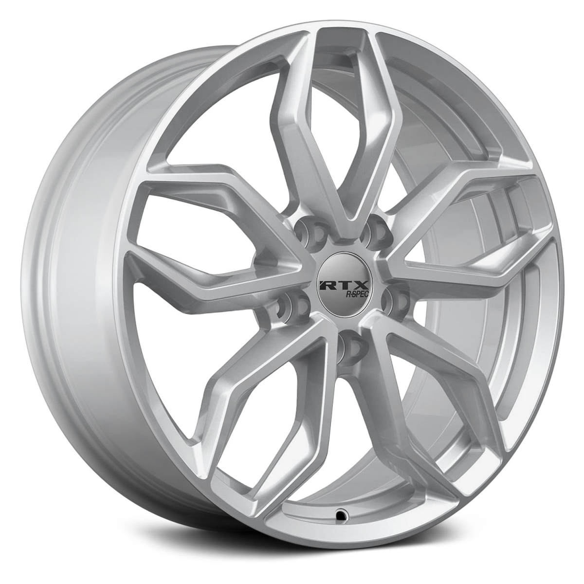 RTW083435 19 x 7.5 in. 5 Lug x 108 mm Bolt Pattern, 45 mm Offset & 63.4 mm Center Bore Corsa Hyper Silver Aluminum Wheel