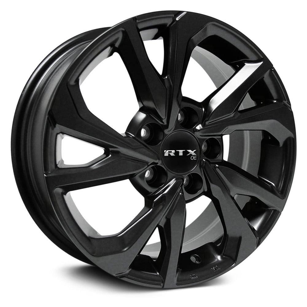 RTW082231 16 x 7 in. 5 Lug x 114.3 mm Bolt Pattern, 40 mm Offset & 64.1 mm Center Bore Nikko Gloss Black Aluminum Wheel