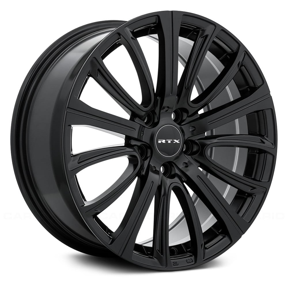 RTW082473 20 x 8.5 in. 5 Lug x 114.3 mm Bolt Pattern, 38 mm Offset & 73.1 mm Center Bore Network Satin Black Aluminum Wheel