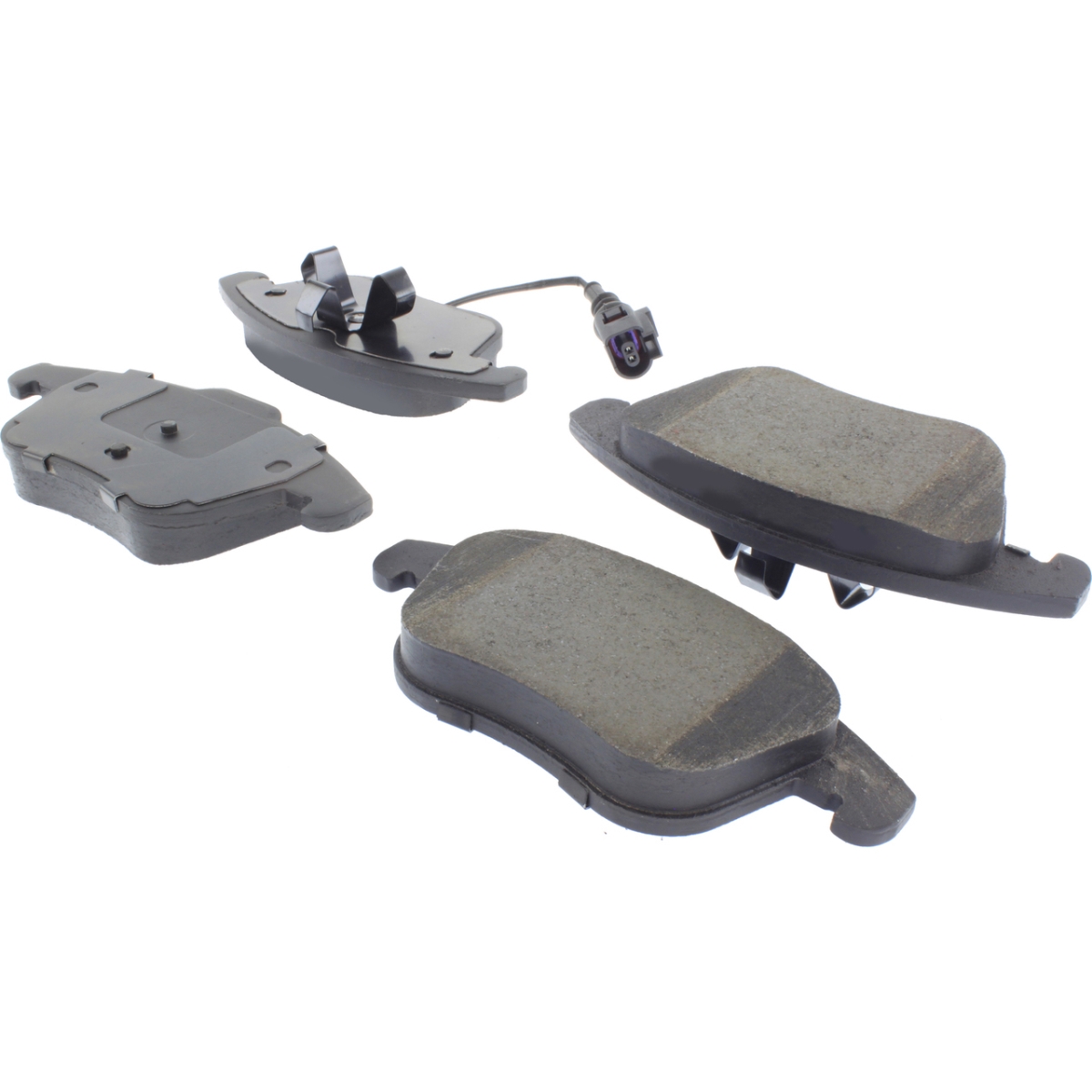 CEN301.13750 Premium Ceramic Front Brake Pads with Hardware for 2015-2019 Audi Q3