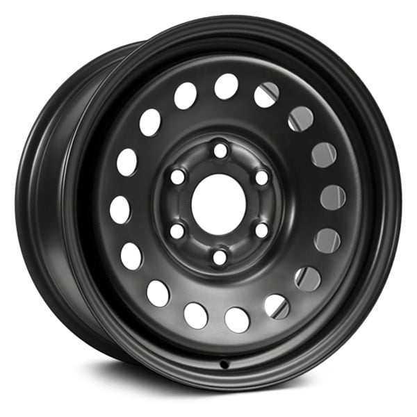 RTWX99147N 17 x 7.5 in. 6 Lug x 139.7 mm Bolt Pattern, 30 mm Offset & 78.1 mm Center Bore Black Steel Wheel