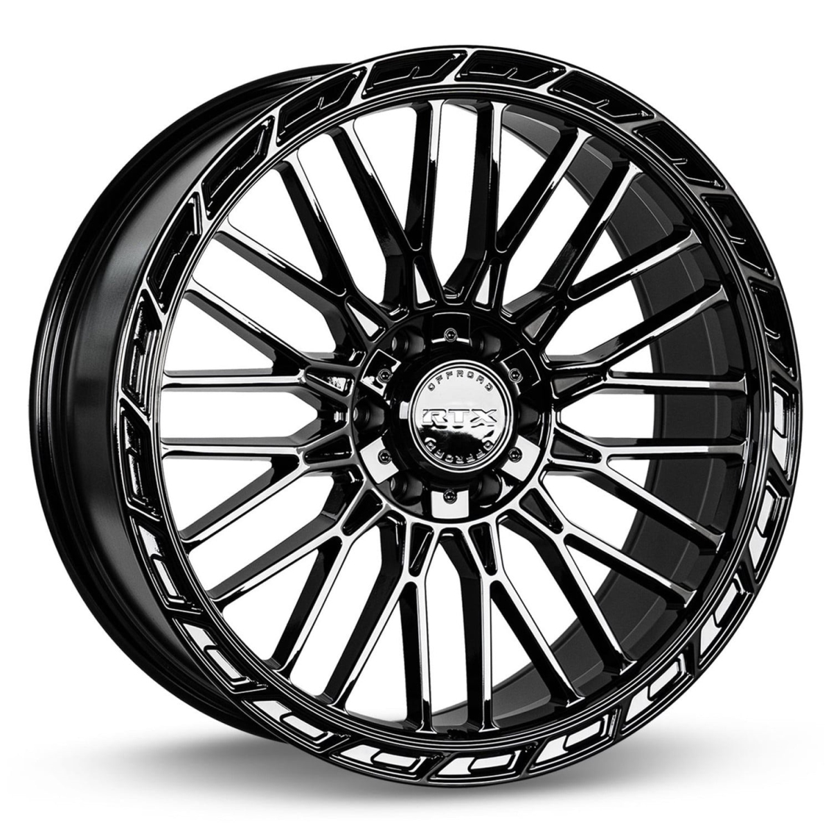 RTW083472 20 x 9 in. 6 Lug x 135-139.7 mm Bolt Pattern, 18 mm Offset & 106.1 mm Center Bore Vice Gloss Black Aluminum Wheel