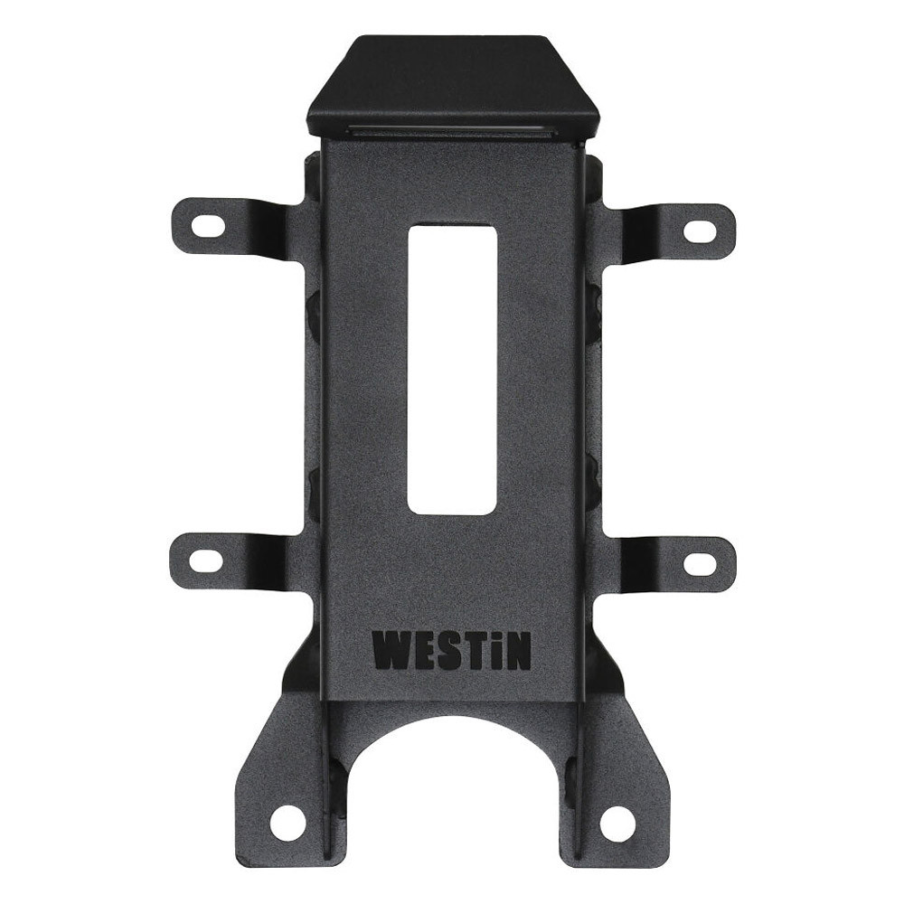 WES58-420055 License Plate Relocator Bracket for 2021-Current Ford Bronco Excludes Bronco Sport - Textured Black