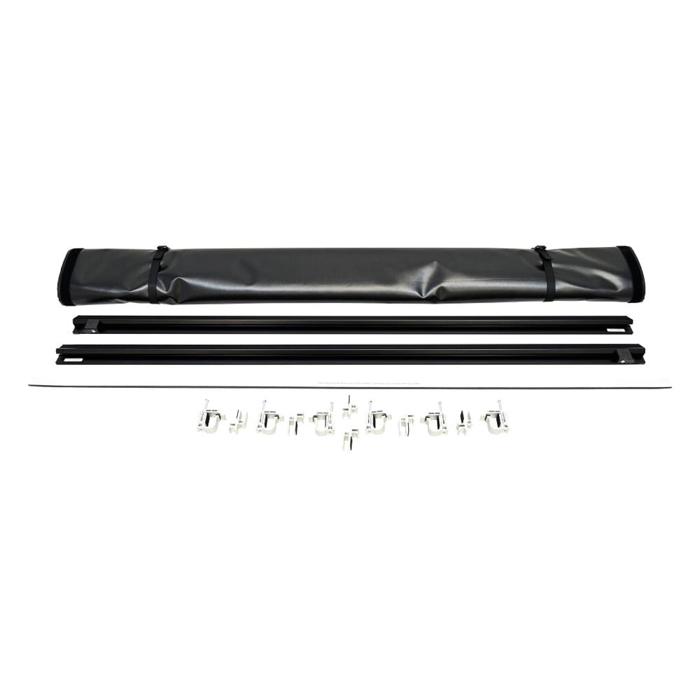 WES19-14165 Soft Roll Tonneau Cover for 2024 Jeep Gladiator JT 5 ft. Bed - Black
