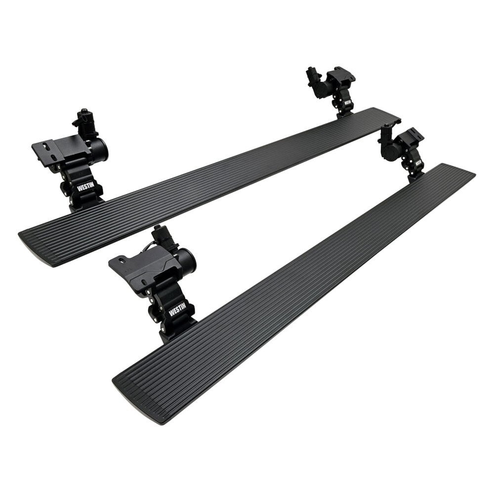 WES29-22785 Pro E Electric Running Boards for 2024-Current Toyota Tacoma Double Cab - Textured Black