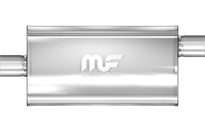 3.5 in. High-Flow Performance Muffler Offset & Center
