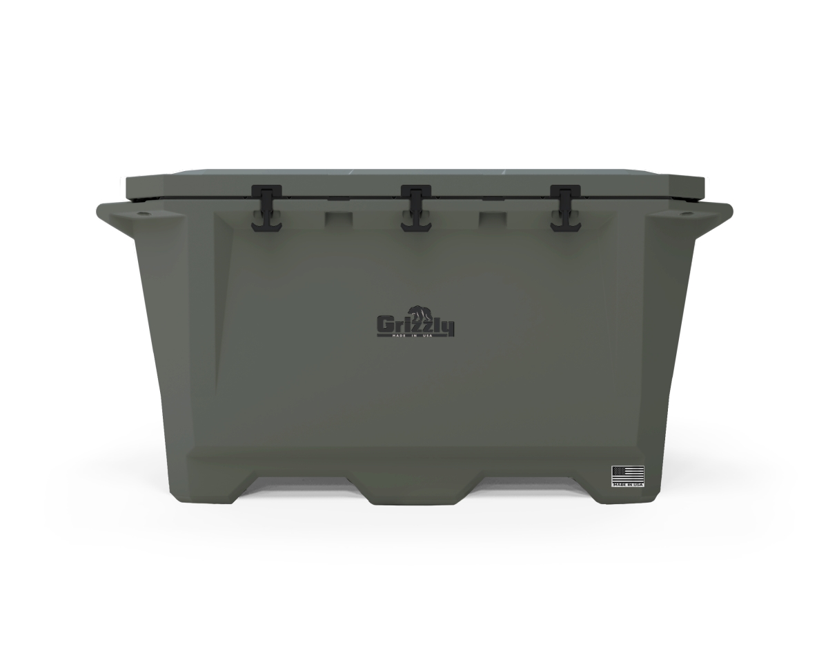 GZC4400895 350 qt. Extra Large Hard-Sided Camping Cooler, Lunar Green