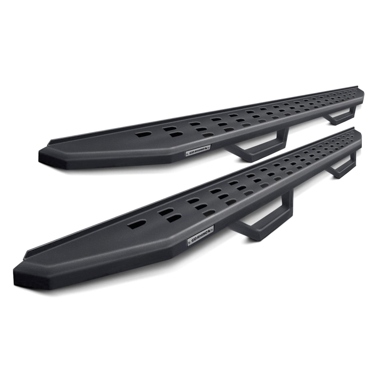 RHI6944328020PC RB20 Running Boards with Mounting Brackets & Drop Steps Kit for 2024-Current Toyota Tacoma - Textured - Pack of 2
