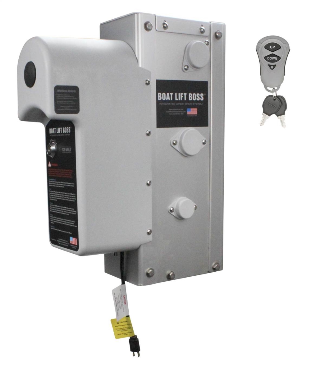 BLB3006.4577 120V 5000 lbs Integrated Winch with Remote Control Key Fob
