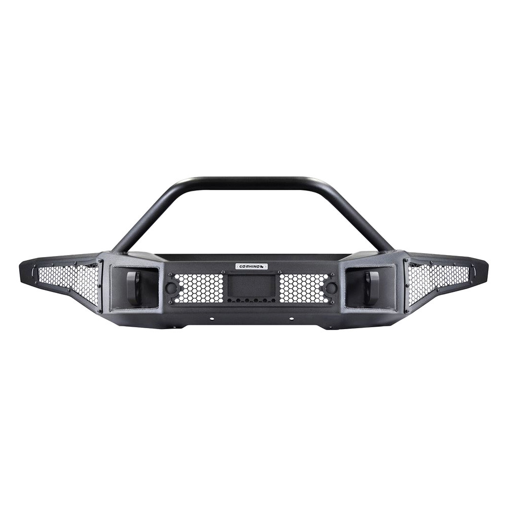 RHI331401T Front Rockline Winch Ready Full Width Bumper for 2021-Current Ford Bronco - Textured Black