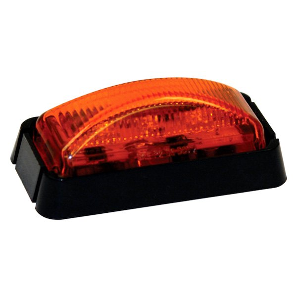2.5in. Amber LED Marker Light - Rectangle - Plastic Mount - High Visibility