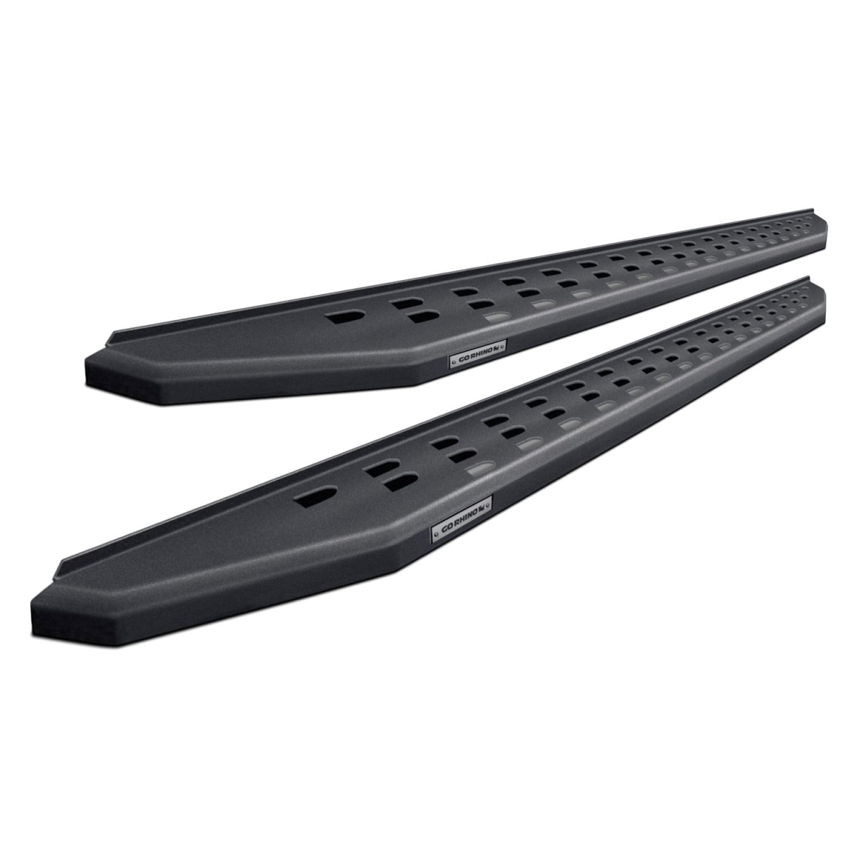 RHI69443280PC RB20 Running Boards with Mounting Brackets Kit for 2024-Current Toyota Tacoma - Textured Black