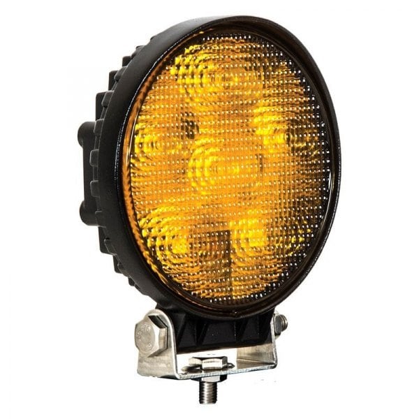 BUY8891015 4.50 in. 6 LED Round Amber Strobe Light