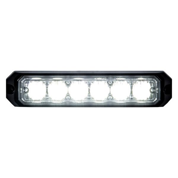 5 in. 6 LED Strobe Light, Clear - 10-24 VDC