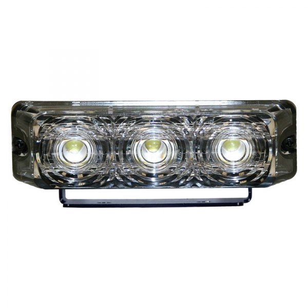 4.375 Inch Clear Rectangular Projector Light With 3 LED