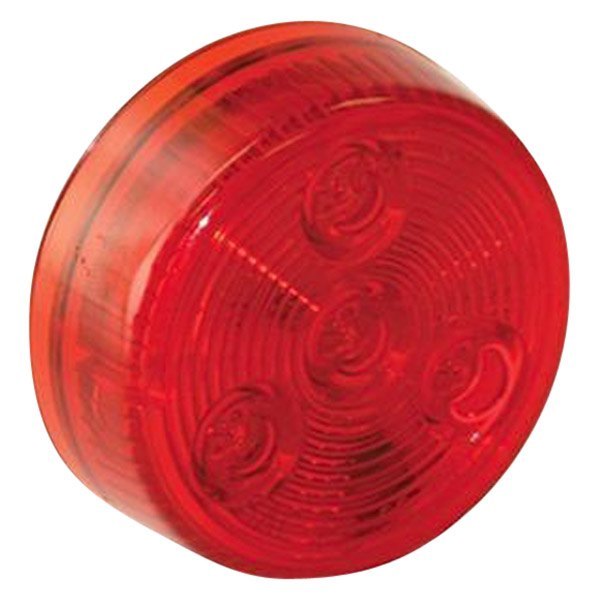 Buyers Products Company 2 Inch Red Round Marker/Clearance Light with 4 LEDs (Light Only) - 5622154
