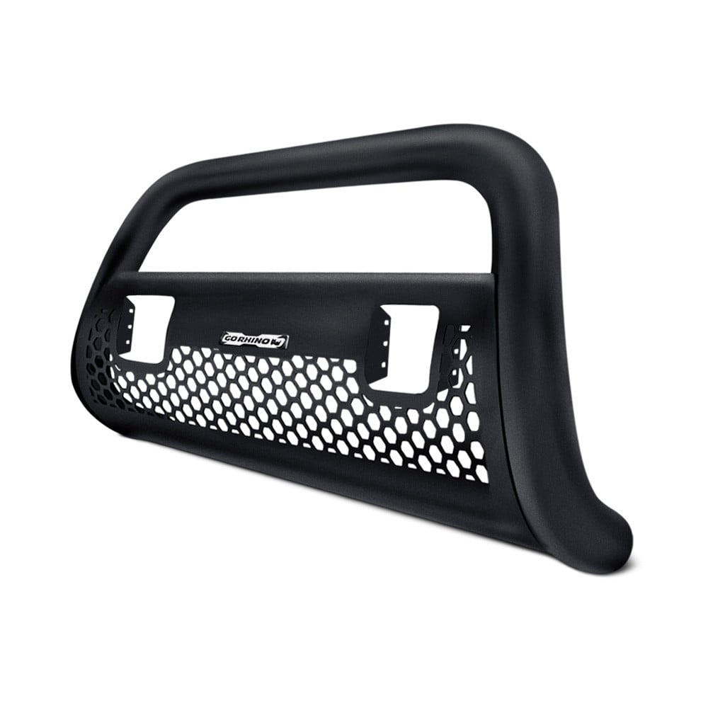 RHI55172T Front Bull Bar Guards for 2007-Current Chevrolet Silverado & Sierra 2500HD-3500HD - Textured Black