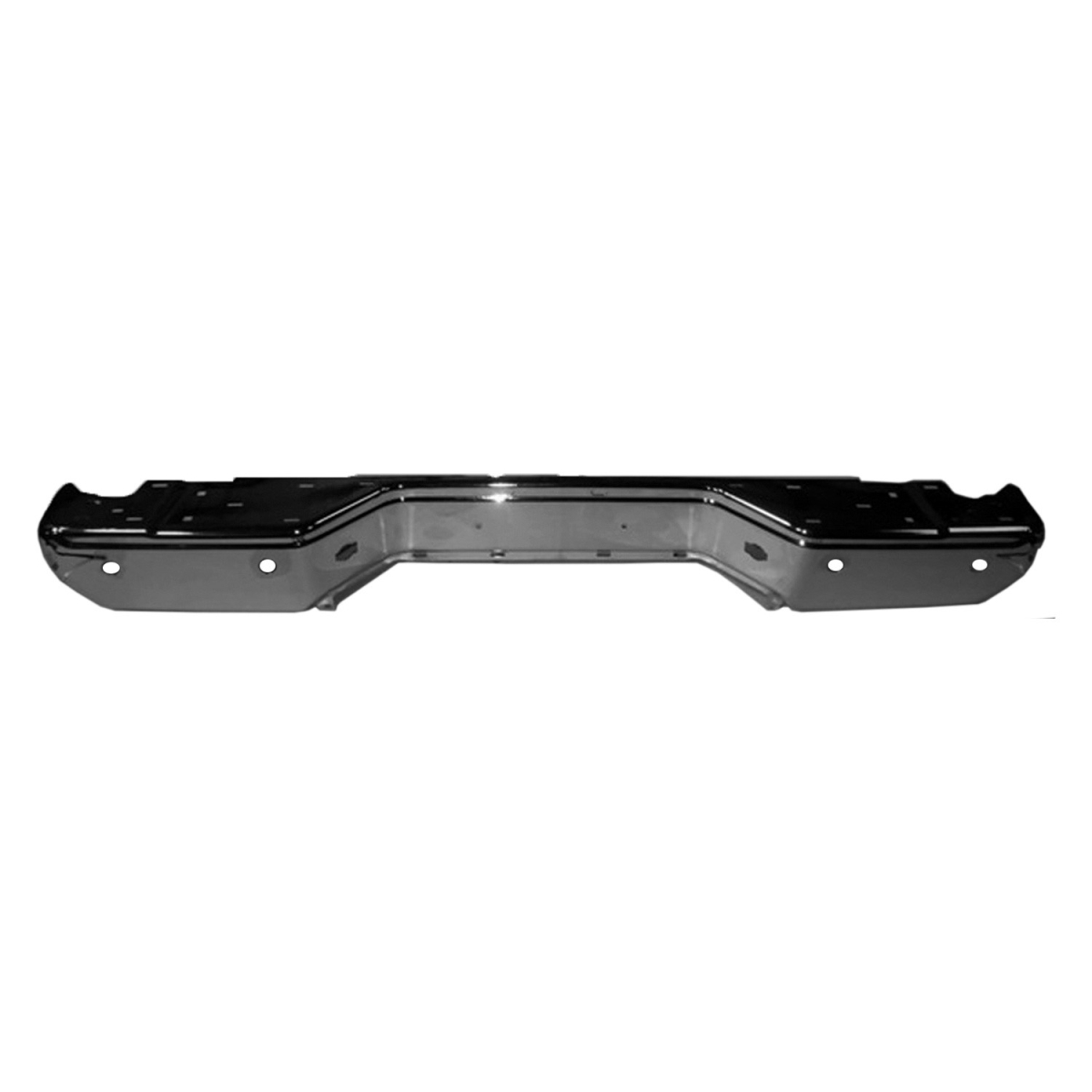 SHE1646B-91Q-0 CAPA Rear Bumper Face Bar for 2013-2019 Nissan Frontier - Chrome