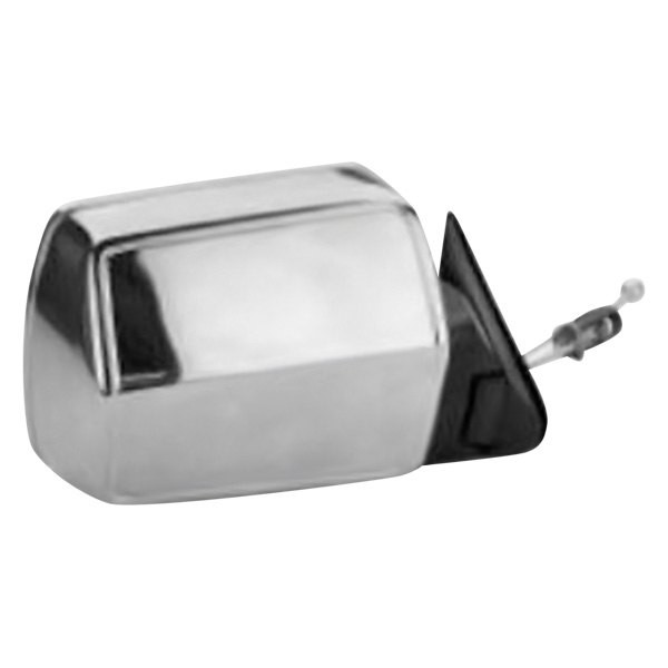 SHE075A-300R Right Hand Outer Rear View Mirror for 1986-1992 Jeep Comanche - Bright