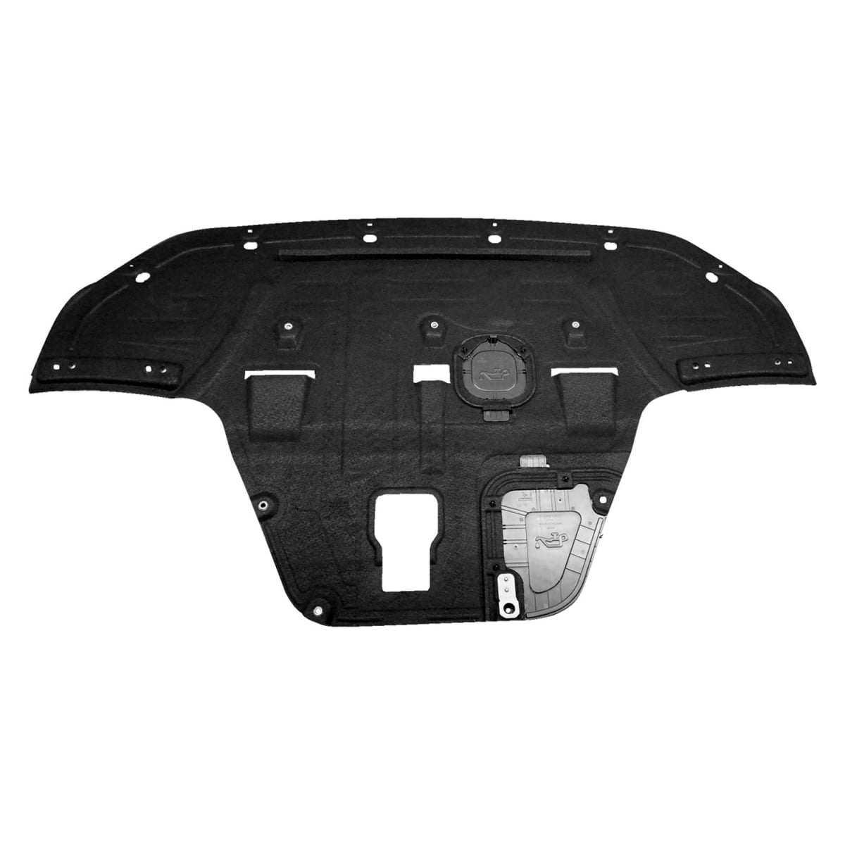 SHEHYSONA20A-49SQ-0 CAPA Lower Front Engine Cover for 2020-2025 Hyundai Sonata 2.5L