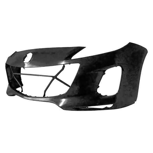 SHE3467A-87Q-0 CAPA Front Prime Bumper Cover for 2012-2013 Mazda 3 2.0L & 2.5L