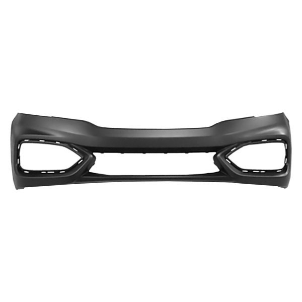 SHE2913C-87-0 Front Prime Bumper Cover for 2014-2015 Honda Civic Coupe 1.8L