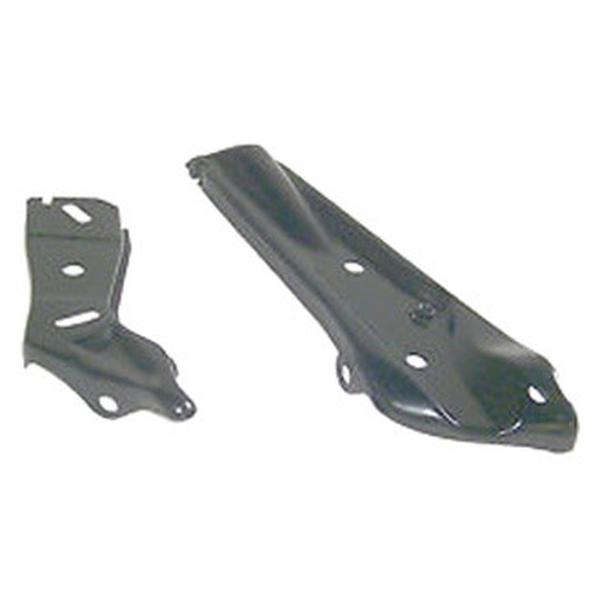 SHE708-84BL Left Hand Front Bumper Bracket for 1971-1972 Chevrolet Chevelle - 2 Piece