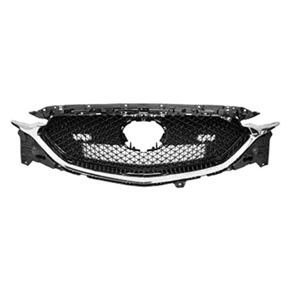 SHE3478-99Q-0 CAPA Grille Assembly for 2017-2020 Mazda CX-5 2.5L-2.5L Turbo