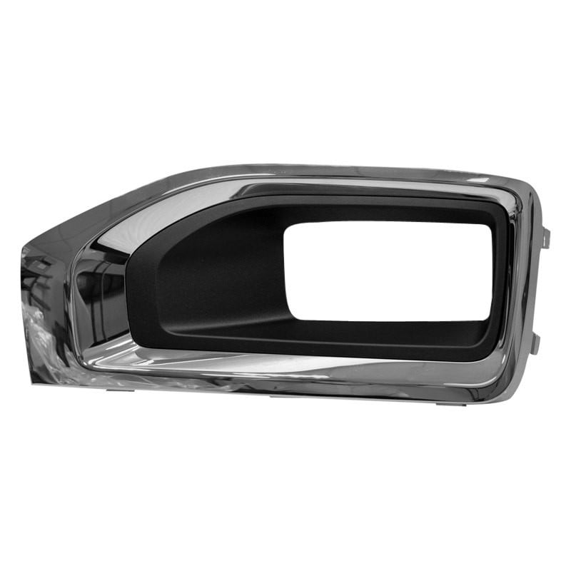 SHEGMYUKO15-95L Left Hand Front Bumper Insert Fog Lamp Bezel for 2015-2020 GMC Yukon-Yukon XL - Chrome