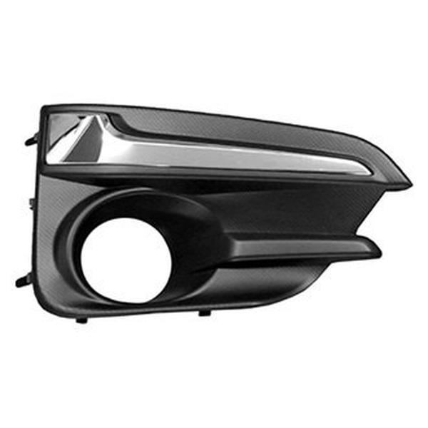 SHE6727-95-2 Right Hand Front Bumper Insert for 2017-2019 Subaru Impreza Sedan-Wagon