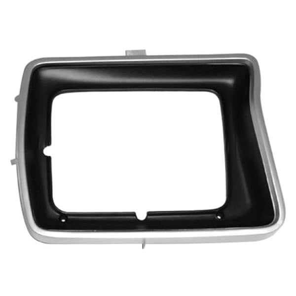SHE574-95AL Left Hand Headlamp Door for 1978-1979 Ford Pickup-Bronco - Argent & Black