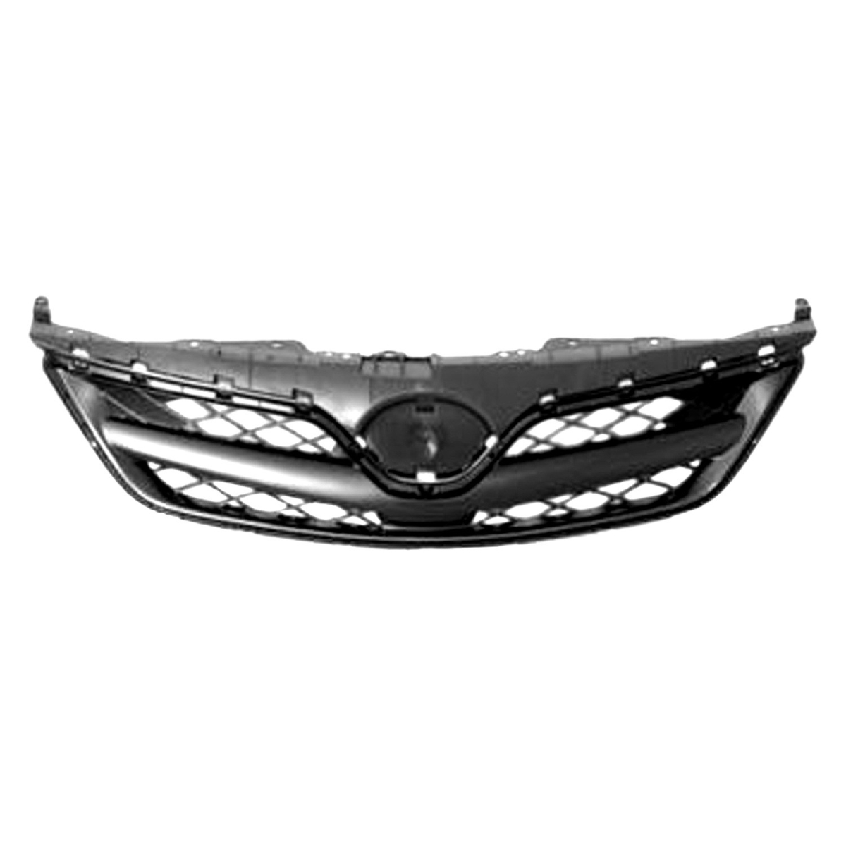 SHE8175AA-99Q-0 CAPA Grille Assembly for 2011-2013 Toyota Corolla - Black Sand Pearl